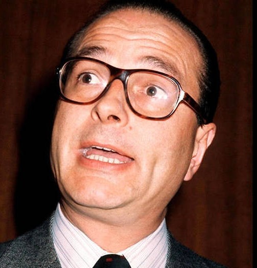 Jacques Chirac avec ses pommes